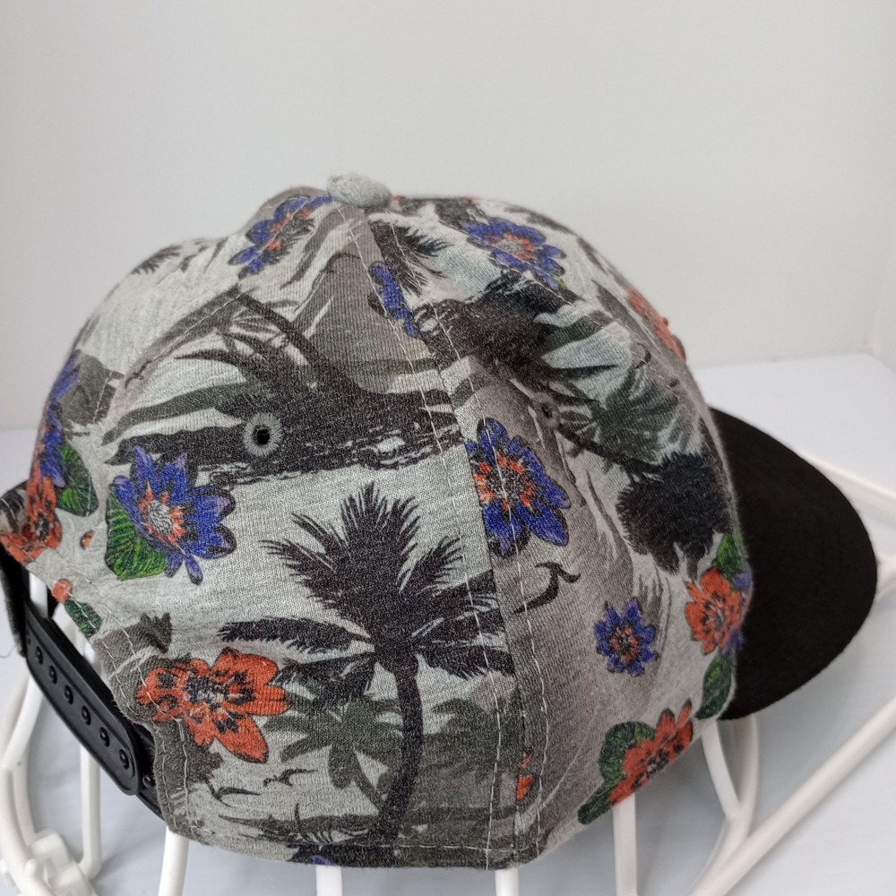 Denver Broncos New Era 9FIFTY Floral Snapback Hat Gray Black NFL - Picture 3 of 11